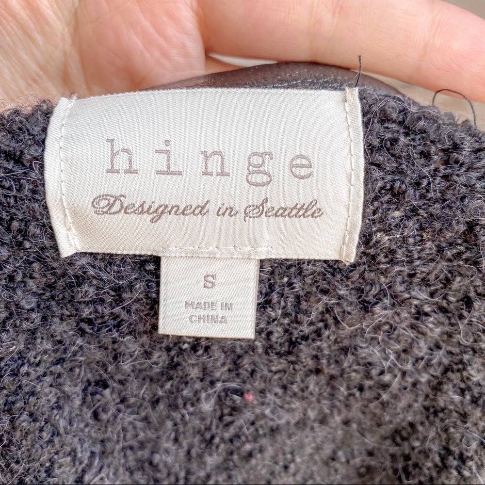 Hinge Designed In Seattle Mid Length Cardigan - image 5